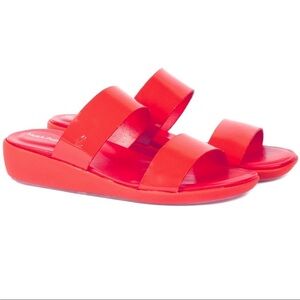 NWT Hush Puppies Brite Jells Slides size 9/9.5